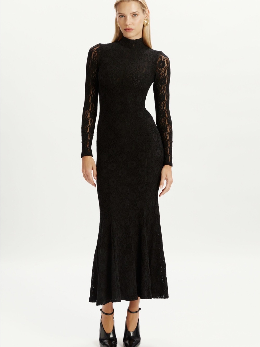 Nwt Bardot Harlyn lace maxi dress